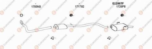 EUROREPAR 101770 - Система выпуска ОГ autosila-amz.com