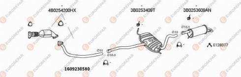 EUROREPAR 103462 - Система выпуска ОГ autosila-amz.com