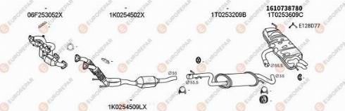 EUROREPAR 103542 - Система выпуска ОГ autosila-amz.com