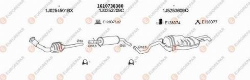 EUROREPAR 103568 - Система выпуска ОГ autosila-amz.com