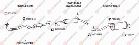 EUROREPAR 103583 - Система выпуска ОГ autosila-amz.com