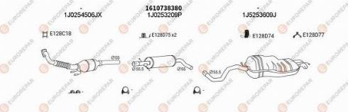 EUROREPAR 103539 - Система выпуска ОГ autosila-amz.com