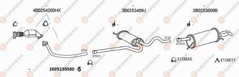 EUROREPAR 103524 - Система выпуска ОГ autosila-amz.com