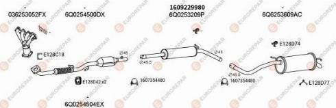 EUROREPAR 103605 - Система выпуска ОГ autosila-amz.com