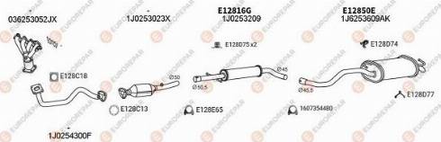 EUROREPAR 103608 - Система выпуска ОГ autosila-amz.com