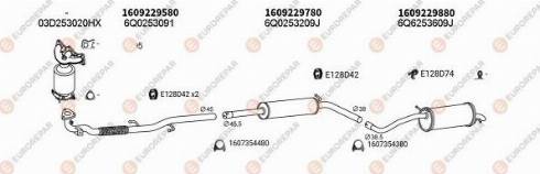 EUROREPAR 103614 - Система выпуска ОГ autosila-amz.com