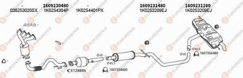 EUROREPAR 103625 - Система выпуска ОГ autosila-amz.com