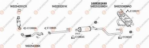 EUROREPAR 103627 - Система выпуска ОГ autosila-amz.com