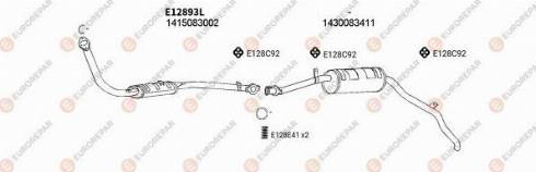 EUROREPAR 103051 - Система выпуска ОГ autosila-amz.com