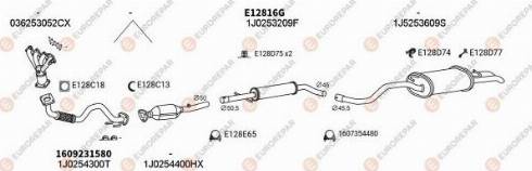 EUROREPAR 103529 - Система выпуска ОГ autosila-amz.com