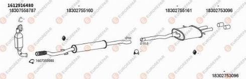 EUROREPAR 103076 - Система выпуска ОГ autosila-amz.com