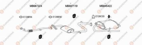 EUROREPAR 103115 - Система выпуска ОГ autosila-amz.com