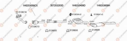 EUROREPAR 103306 - Система выпуска ОГ autosila-amz.com