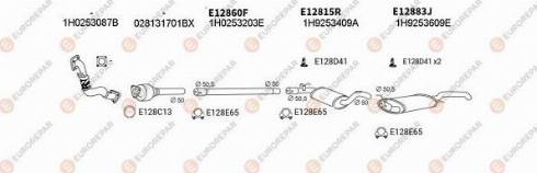 EUROREPAR 103308 - Система выпуска ОГ autosila-amz.com