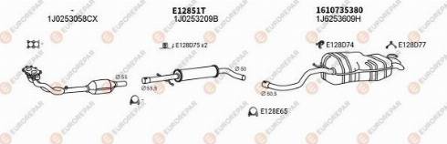 EUROREPAR 103325 - Система выпуска ОГ autosila-amz.com