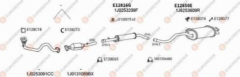 EUROREPAR 103322 - Система выпуска ОГ autosila-amz.com