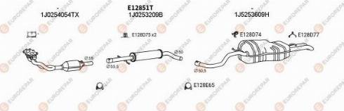 EUROREPAR 103257 - Система выпуска ОГ autosila-amz.com