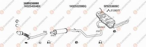 EUROREPAR 102979 - Система выпуска ОГ autosila-amz.com