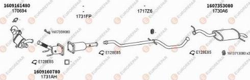 EUROREPAR 102002 - Система выпуска ОГ autosila-amz.com