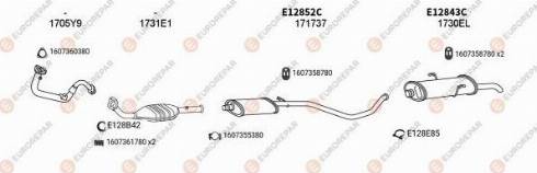 EUROREPAR 102007 - Система выпуска ОГ autosila-amz.com