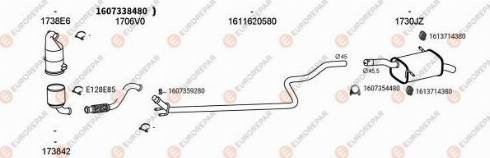 EUROREPAR 102030 - Система выпуска ОГ autosila-amz.com