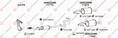 EUROREPAR 102075 - Система выпуска ОГ autosila-amz.com