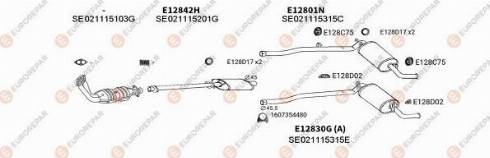 EUROREPAR 102895 - Система выпуска ОГ autosila-amz.com