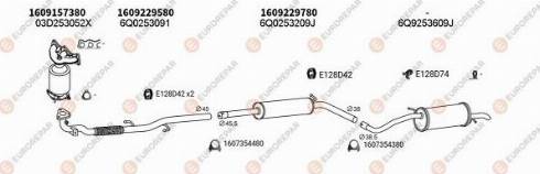 EUROREPAR 102848 - Система выпуска ОГ autosila-amz.com