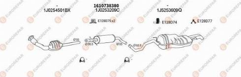 EUROREPAR 102808 - Система выпуска ОГ autosila-amz.com