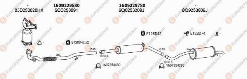 EUROREPAR 102816 - Система выпуска ОГ autosila-amz.com