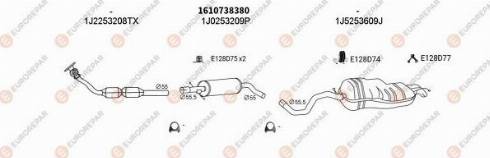 EUROREPAR 102823 - Система выпуска ОГ autosila-amz.com