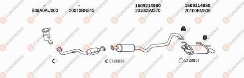 EUROREPAR 102241 - Система выпуска ОГ autosila-amz.com