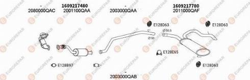 EUROREPAR 102255 - Система выпуска ОГ autosila-amz.com