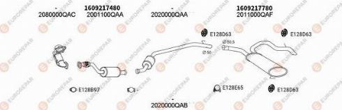 EUROREPAR 102257 - Система выпуска ОГ autosila-amz.com