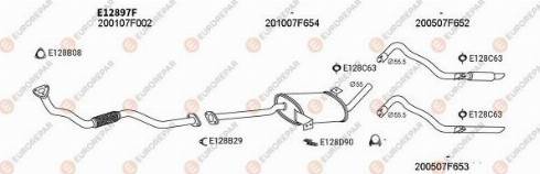 EUROREPAR 102205 - Система выпуска ОГ autosila-amz.com