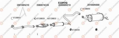 EUROREPAR 102206 - Система выпуска ОГ autosila-amz.com