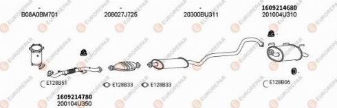 EUROREPAR 102214 - Система выпуска ОГ autosila-amz.com