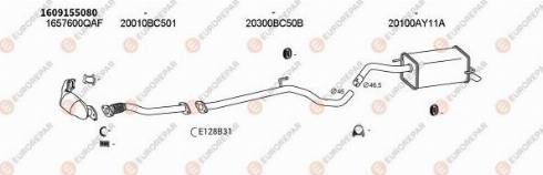 EUROREPAR 102284 - Система выпуска ОГ autosila-amz.com