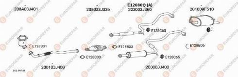 EUROREPAR 102223 - Система выпуска ОГ autosila-amz.com