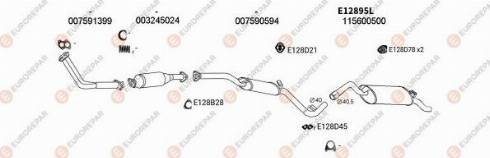 EUROREPAR 102772 - Система выпуска ОГ autosila-amz.com