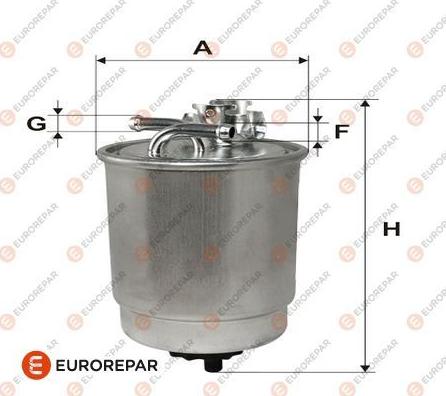 EUROREPAR E148105 - Топливный фильтр autosila-amz.com