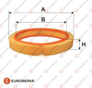 EUROREPAR E147096 - Воздушный фильтр, двигатель autosila-amz.com