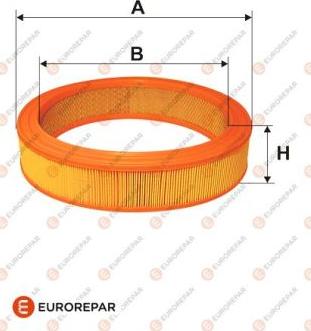 EUROREPAR E147082 - Воздушный фильтр, двигатель autosila-amz.com