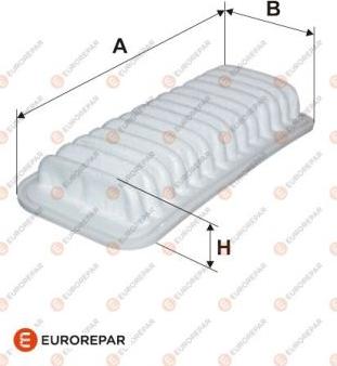 EUROREPAR E147249 - Воздушный фильтр, двигатель autosila-amz.com