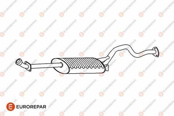 EUROREPAR E12894P - Глушитель выхлопных газов, конечный autosila-amz.com