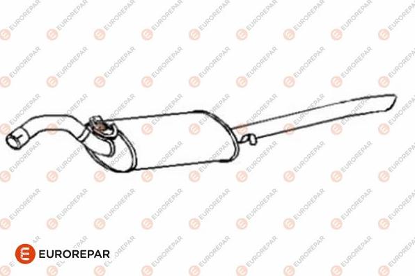 EUROREPAR E12846H - Глушитель выхлопных газов, конечный autosila-amz.com