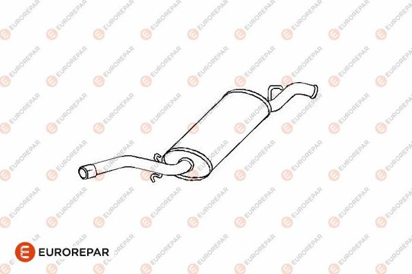 EUROREPAR E12843H - Глушитель выхлопных газов, конечный autosila-amz.com