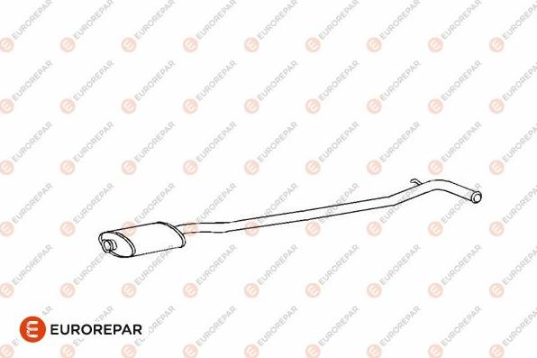 EUROREPAR E12855E - Средний глушитель выхлопных газов autosila-amz.com