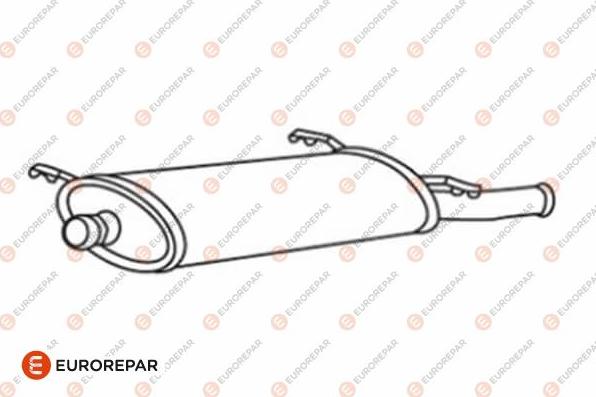 EUROREPAR E12869A - Глушитель выхлопных газов, конечный autosila-amz.com