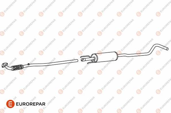 EUROREPAR E12865Q - Средний глушитель выхлопных газов autosila-amz.com